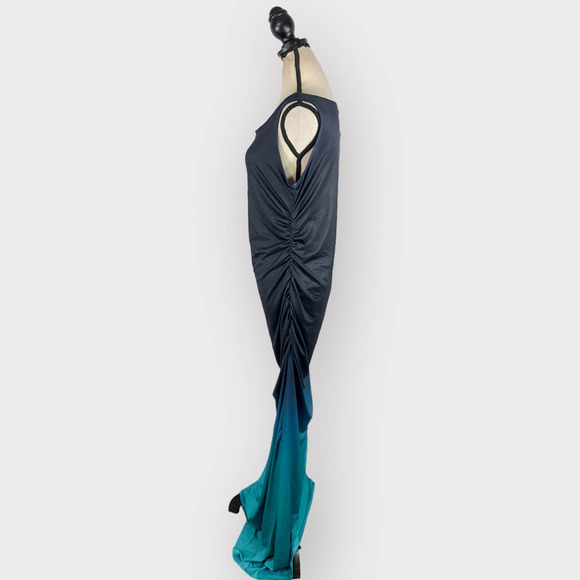 Kimi + Kai Maternity "Sonia" Ombre Tank Column Maxi Dress Women's Size‎ XS - Picture 4 of 12